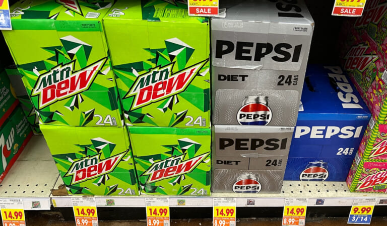 Get Coca-Cola, Dr Pepper, or Pepsi 24-Packs For Just $8.99 At Kroger (Regular Price $14.99)