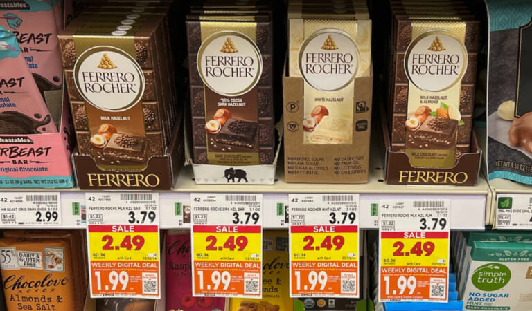 Ferrero Rocher Chocolate Bar Just $1.99 At Kroger