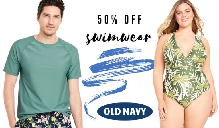 Old Navy | 50% Off Swimwear | Today Only!
