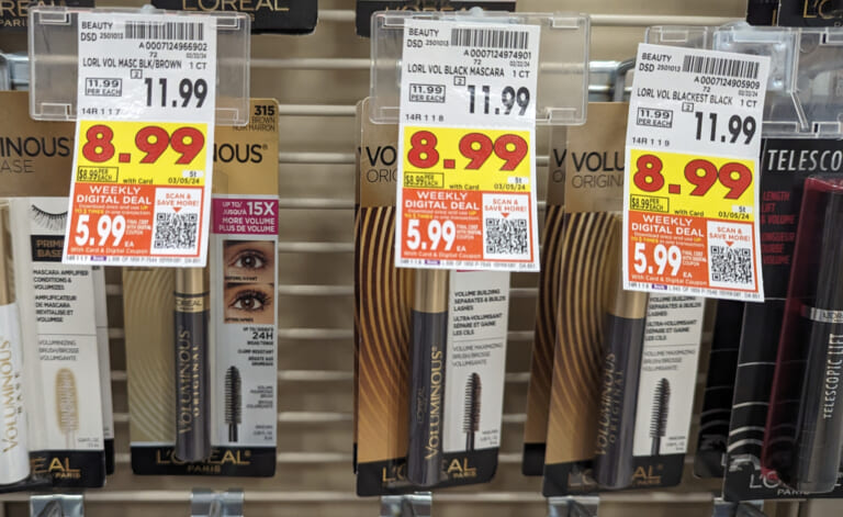 L’Oreal Paris Voluminous Mascara Just $5.99 At Kroger