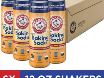 Arm & Hammer Baking Soda Shaker, 6-Pack as low as $7.16 After Coupon (Reg. $17) + Free Shipping – $1.19/Shaker
