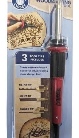 Woodburning Tool Kit w/ 3 Tips for $6 + free shipping