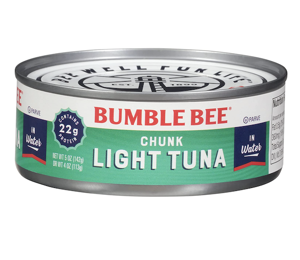 Bumble Bee Chunk Light Tuna In Water