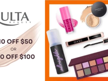 ULTA Coupon Code | $10 of $50 Purchase