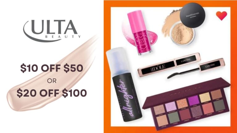 ULTA Coupon Code | $10 of $50 Purchase