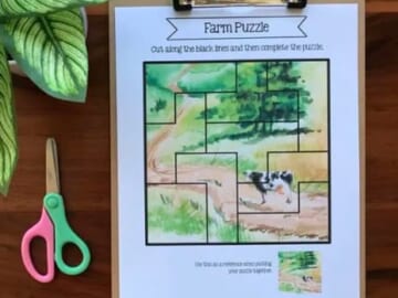 Free Printable Farm Puzzles