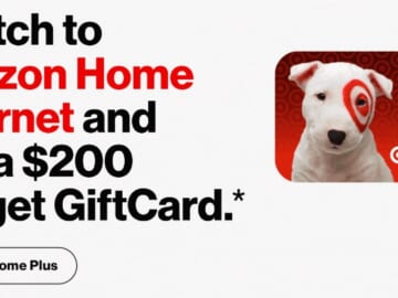 Verzion Home Internet $45 a Month + Get $200 Target Gift Card & Nintendo Switch