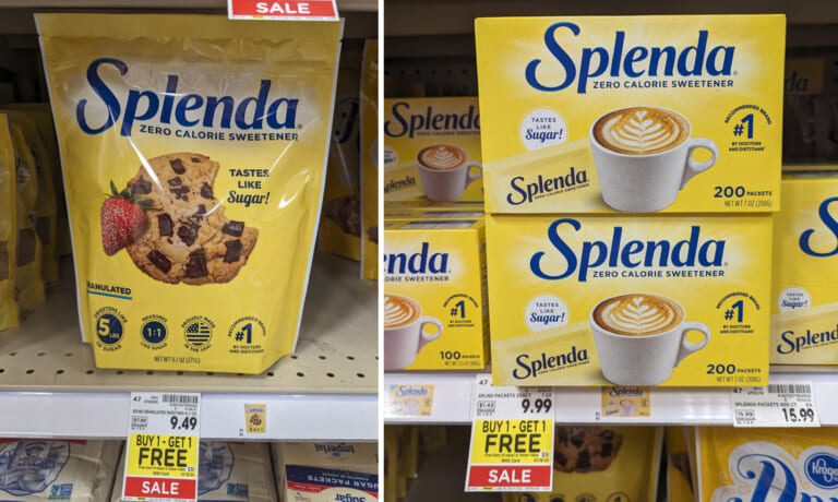 Get Splenda Zero Calorie Sweetener For As Low As $2.25 At Kroger