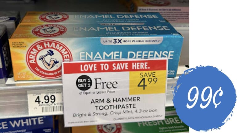99¢ Arm & Hammer Toothpaste at Publix (Save $4!)