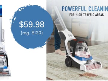 Hoover PowerDash Pet Compact Carpet Cleaner $59.98 (reg. $120)