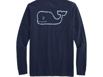 Vineyard Vines Men's Vintage Whale Pocket Tee for $35 + free shipping w/ $125
