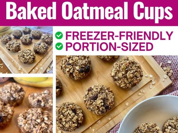 Portion-Sized Freezer-Friendly Baked Oatmeal