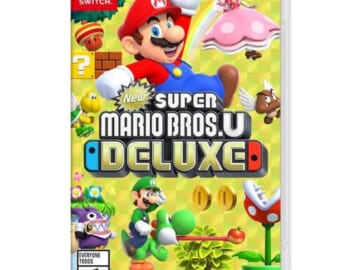 New Super Mario Bros. U Deluxe for Nintendo Switch for $45 + free shipping