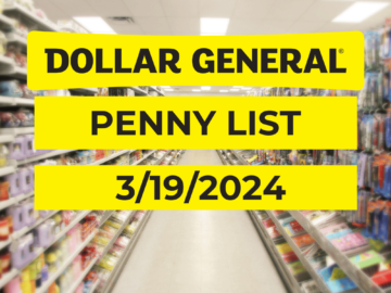 Dollar General Penny List - 3-19-2024