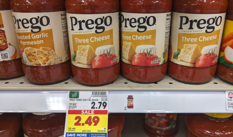 Prego Pasta Sauce Just $1.49 At Kroger