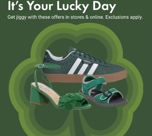 DSW: Take an additional 10% off for Saint Patrick’s day with code LUCKY