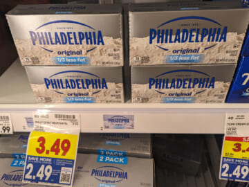 Philadelphia Cream Cheese As Low As $2.49 At Kroger