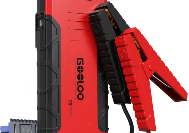 Gooloo 4,500A Car Battery Jump Starter for $62 + free shipping