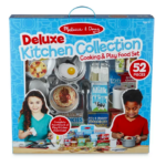 Melissa & Doug Deluxe Kitchen Collection Cooking & Play Food Set