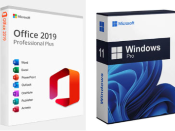 The All-in-One Microsoft Office Pro 2019 for Windows: Lifetime License + Windows 11 Pro Bundle for $50