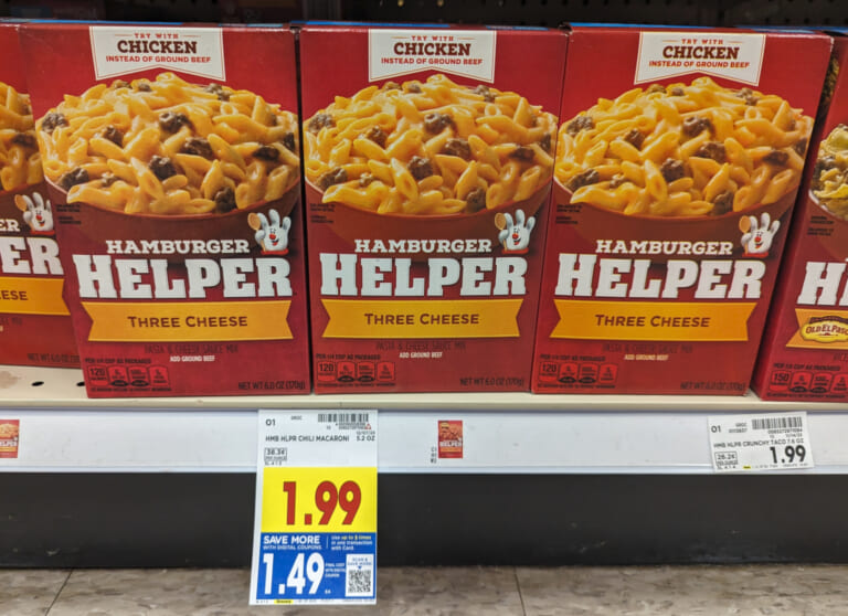 Hamburger Helper or Tuna Helper Just $1.49 Per Box At Kroger