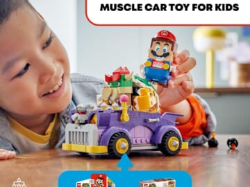LEGO Super Mario Bowser’s Muscle Car 458-Piece Expansion Set $23.99 (Reg. $30)