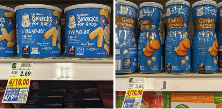 Gerber Snacks As Low As $2.25 At Kroger