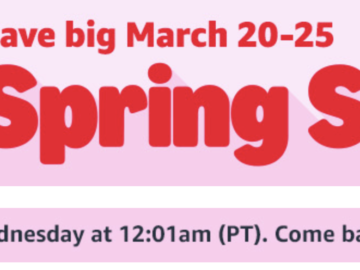 Amazon Spring Sale: Coming Tomorrow!!