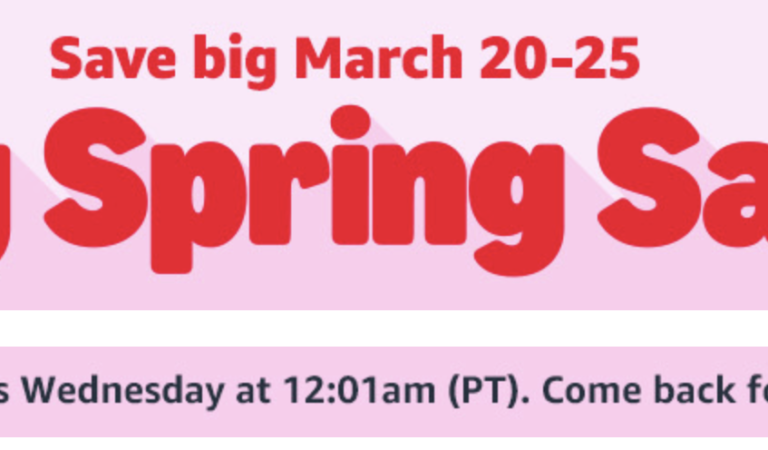 Amazon Spring Sale: Coming Tomorrow!!