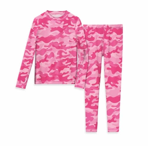 Athletic Works Girls Thermal Top & Bottom Set