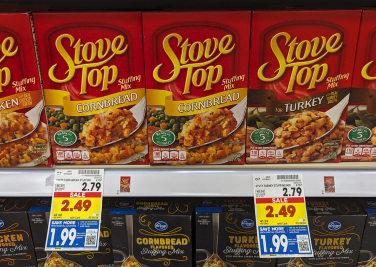 Stove Top Stuffing Mix Just $1.99 At Kroger