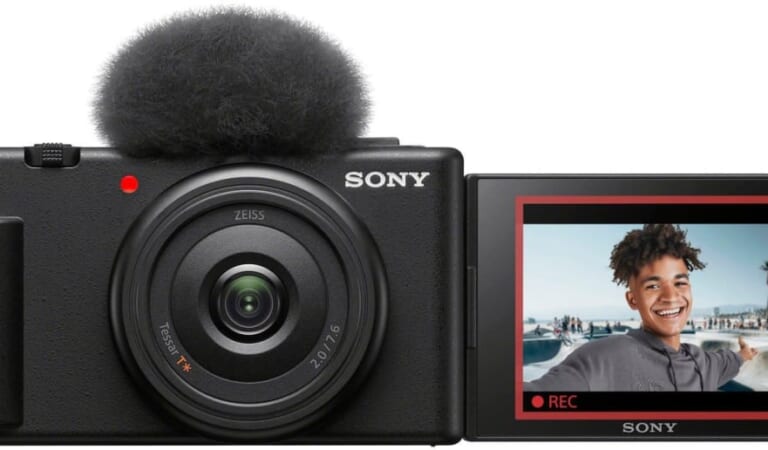 Sony ZV-1F Vlog Camera for $370 after rebate + free shipping