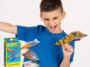 Creativity for Kids Paper Airplane Set $4.49 (Reg. $7) – Create 20 Paper Airplanes