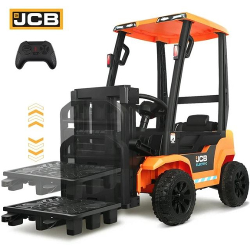 Introduce your little construction enthusiast to the world of big machines with Licensed JCB 12V Powered Ride on Car to Forklift for just $239.99 Shipped Free (Reg. $459.99)