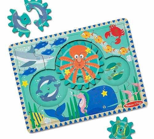 *HOT* Melissa & Doug Wooden Underwater Jigsaw Spinning Gear Puzzle only $5.58 (Reg. $17), plus more!