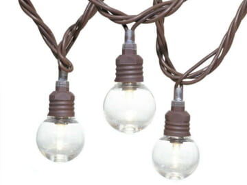 Mainstays 50-Ct. LED Globe Outdoor String Lights for $12 + free shipping w/ $35