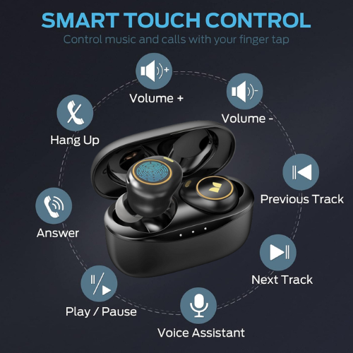 Smart Touch Control Bluetooth 5.3 Earbuds $24.99 After Coupon + Code (Reg. $70)