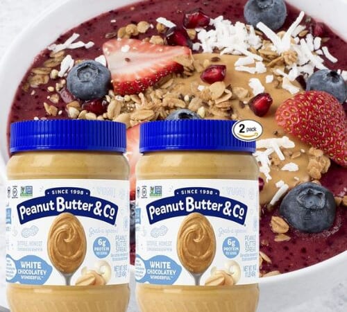 Peanut Butter & Co White Chocolatey Wonderful Peanut Butter, 2-Pack as low as $6.46 After Coupon (Reg. $9.08) + Free Shipping – $3.23 Each