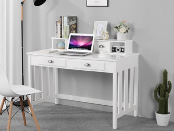 Create a professional and inspiring work environment with Yaheetech Writing Computer Desk for just $89.99 After Coupon (Reg. $149.99) + Free Shipping