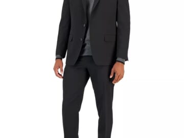Van Heusen Men's Flex Plain Slim Fit Suit for $80 + free shipping