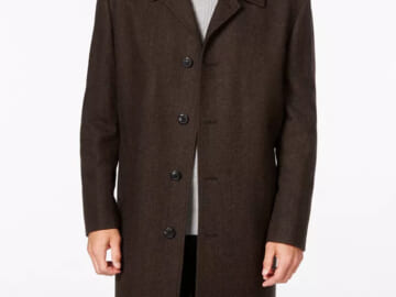 London Fog Men's Coventry Wool-Blend Overcoat for $69 + free shipping