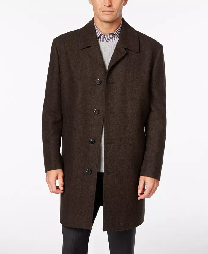 London Fog Men's Coventry Wool-Blend Overcoat for $69 + free shipping