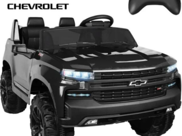 Gift your child an unforgettable adventure with Chevrolet Silverado 24V Powered Ride on Car for Kids for just $349.99 Shipped Free (Reg. $699.99)