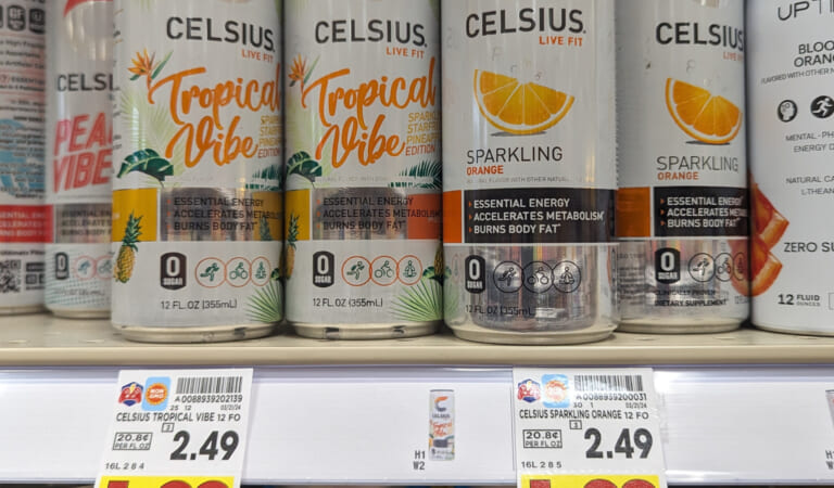 Celsius Energy Drinks As Low As $1.49 at Kroger