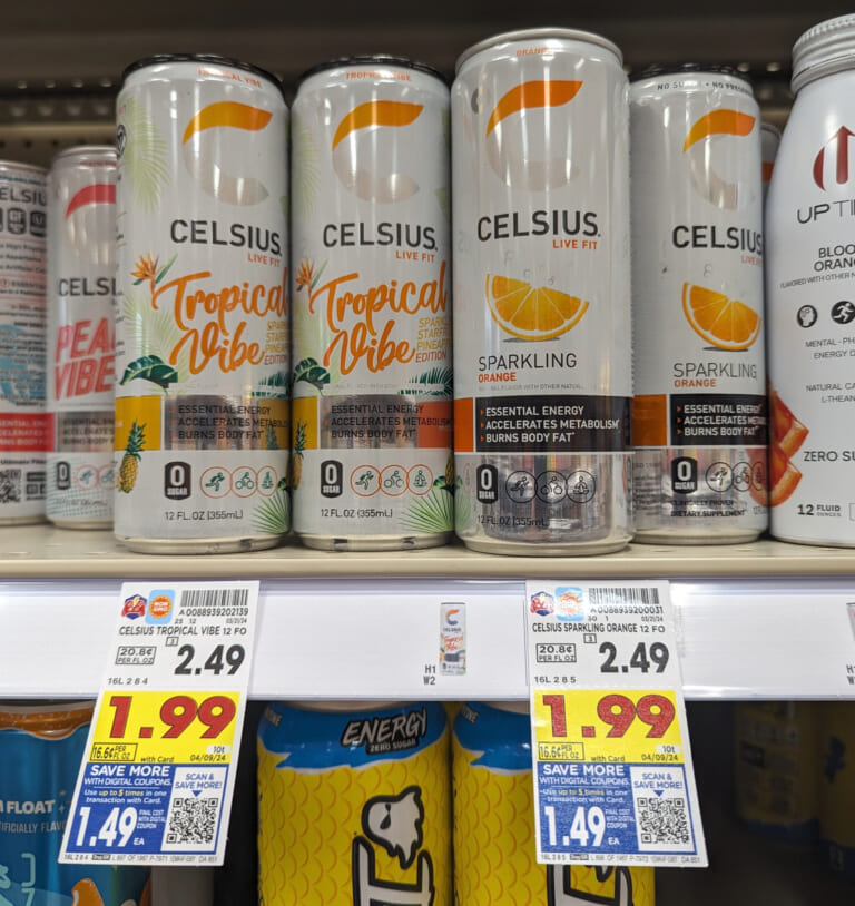 Celsius Energy Drinks As Low As $1.49 at Kroger