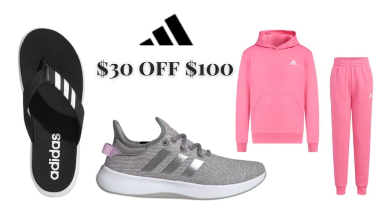 Adidas Coupon | $30 off $100 + Free Shipping!