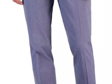 Tommy Hilfiger Men's Modern-Fit TH Flex Stretch Chambray Suit Separate Pant for $38 + free shipping