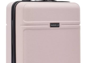 Travelers Club Skyline Collection 20" Rolling Carry-On with 360 Degree 4-Wheel System for $45 + free shipping