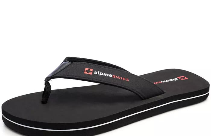 Alpine Swiss Men's Comfort Flip Flops for $10 + free shipping w/ $25