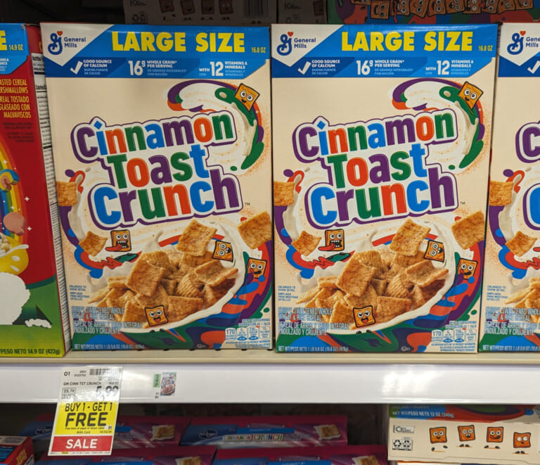 Large Boxes Of General Mills Cereal As Low As $2.50 At Kroger (Regular Price $5.99)